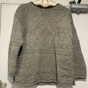 VINTAGE JACOB CHUNKY KNIT WOOL SWEATERS PATTERNS SIZE L